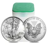 1997 1 oz Silver American Eagle $1 Coin BU