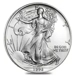 1998 1 oz Silver American Eagle Brilliant Uncirculated