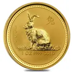Default 1999 1 oz Gold Lunar Year of The Rabbit BU Australia Perth Mint (Series I)