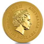 1999 1 oz Gold Lunar Year of The Rabbit BU Australia Perth Mint (Series I)