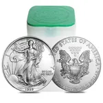 1999 1 oz Silver American Eagle $1 Coin BU