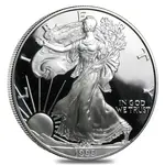 1999-P 1 oz Proof Silver American Eagle (w/Box & COA)