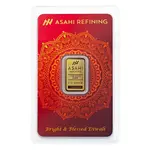 2.5 Gram Asahi Diwali Gold Bar .9999 Fine (in Assay)