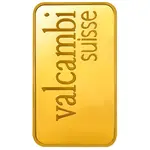 2.5 gram Gold Bar Valcambi Suisse .9999 Fine (In Assay)
