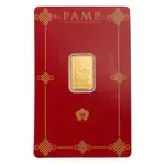 2.5 Gram PAMP Suisse Lucky Cat Gold Bar .9999 Fine (in Assay)