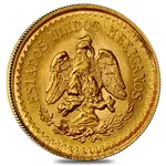 2.5 Pesos Mexican Gold Coin AGW .0603 oz AU/BU (Random Year)
