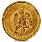 2.5 Pesos Mexican Gold Coin AGW .0603 oz AU/BU (Random Year)