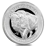 2 oz MintID Buffalo Silver Round .999+ Fine (NFC Scan Authentication)