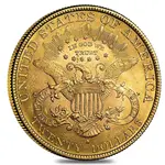 $20 Gold Double Eagle Liberty Head - Almost Uncirculated AU (Random Year)