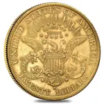 $20 Gold Double Eagle Liberty Head - Ex Jewelry (Random Year)