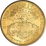 $20 Gold Double Eagle Liberty Head PCGS MS 61 (Random Year)