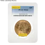 Default $20 Gold Double Eagle Liberty Head PCGS MS 66 (Random Year)