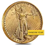 $20 Gold Double Eagle Saint Gaudens PCGS MS 62 (Random Year)