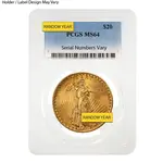 Default $20 Gold Double Eagle Saint Gaudens PCGS MS 64 (Random Year)