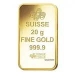 20 gram Gold Bar PAMP Suisse Lady Fortuna Veriscan .9999 Fine (In Assay)
