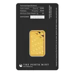 20 gram Perth Mint Gold Bar .9999 Fine (In Assay)