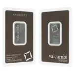 Default 20 Gram Platinum Bar - Valcambi Suisse .9995 Fine (in Assay)