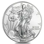 Default 2002 1 oz Silver American Eagle $1 Coin BU