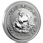Default 2003 1 oz Silver Lunar Goat BU Australian Perth Mint