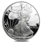 2004-W 1 oz Proof Silver American Eagle (w/Box & COA)