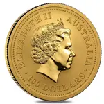 2005 1 oz Gold Lunar Year of The Rooster BU Australia Perth Mint (Series I)