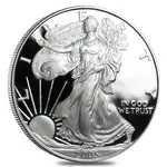 2005-W 1 oz Proof Silver American Eagle (w/Box & COA)