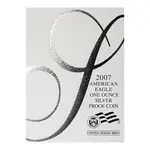 2007-W 1 oz Proof Silver American Eagle (w/Box & COA)