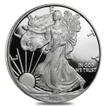 2008-W 1 oz Proof Silver American Eagle (w/Box & COA)