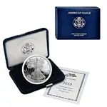 Default 2010-W 1 oz Proof Silver American Eagle (w/Box & COA)