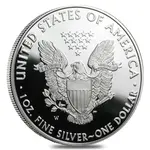 2010-W 1 oz Proof Silver American Eagle (w/Box & COA)