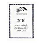2010-W 1 oz Proof Silver American Eagle (w/Box & COA)