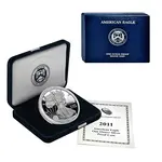 Default 2011-W 1 oz Proof Silver American Eagle (w/Box & COA)