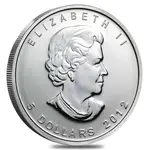 2012 1 oz Silver Canadian Cougar - Wildlife Series