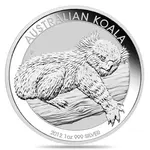2012 Australian 1 oz Silver Koala Coin BU In Cap