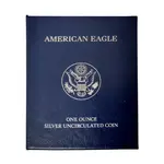 2012-W 1 oz Burnished Silver American Eagle (w/Box & COA)