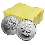 2013 1 oz Silver Canadian Maple Leaf 25th Anniversary Coin