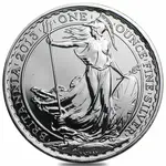 Default 2013 Great Britain 1 oz Silver Britannia Coin Snake Privy BU