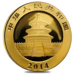 2014 1/10 oz Chinese Gold Panda 50 Yuan .999 Fine BU (Sealed)