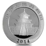2014 1 oz Chinese Silver Panda 10 Yuan .999 Fine BU