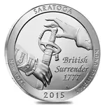 Default 2015 5 oz Silver America the Beautiful ATB Saratoga National Park Coin