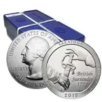 2015 5 oz Silver America the Beautiful ATB Saratoga National Park Coin