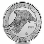 2016 1.5 oz Canadian Silver White Falcon $8 Coin .9999 Fine BU