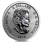 2016 1 oz Canadian Silver Cougar Predator Series $5 Coin .9999 Fine Silver