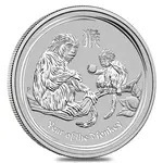 Australian 2016 1 oz Silver Lunar Year of The Monkey BU Australian Perth Mint In Cap