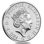 2016 Great Britain 1 oz Silver Year of the Monkey BU