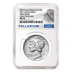 2017 1 oz Palladium American Eagle NGC MS 70 Early Releases