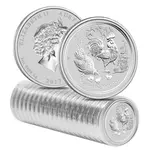 2017 1 oz Silver Lunar Year of The Rooster BU Australian Perth Mint In Cap