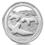 Default 2017 5 oz Silver America the Beautiful ATB Iowa Effigy Mounds National Monument Coin