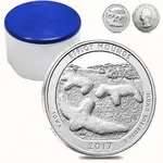 2017 5 oz Silver America the Beautiful ATB Iowa Effigy Mounds National Monument Coin