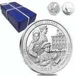 2017 5 oz Silver America the Beautiful ATB New Jersey Ellis Island (Statue of Liberty National Monument) Coin